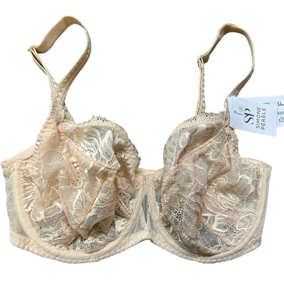 SIMONE PERELE EU size 65F lace bra w underwire style #12H321 NWT - Picture 7 of 8